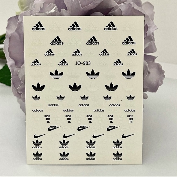 Luxury Designer Logo Fingernail Art Stickers - Picture 1 of 3